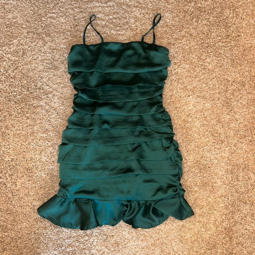 Hello Molly emerald green hoco dress